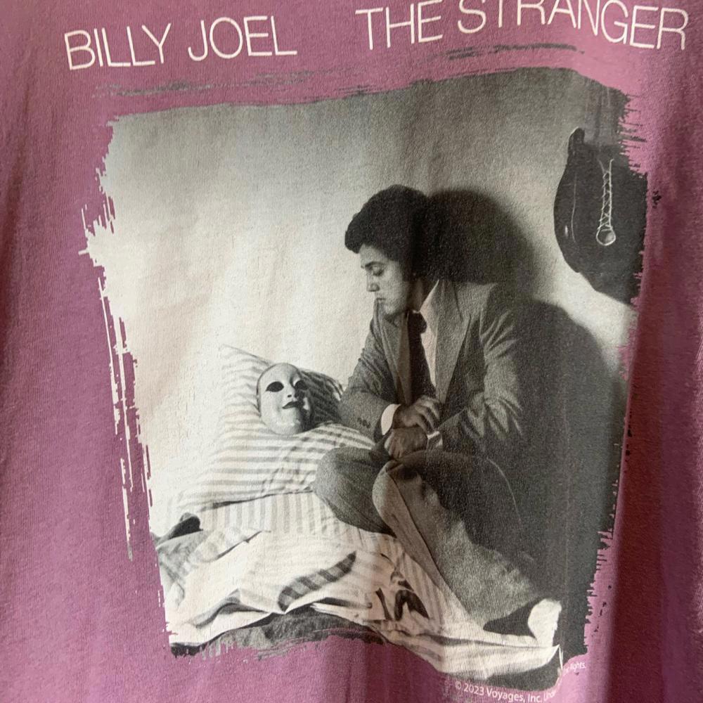 Billy Joel large purple graphic preowned T-shirt